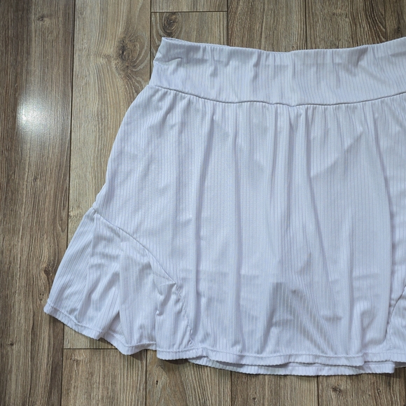 ACX Active White Ribbed Skort - Picture 6 of 10